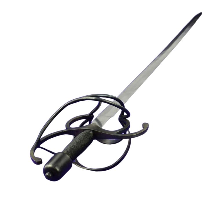 Blackened Swept Hilt Rapier