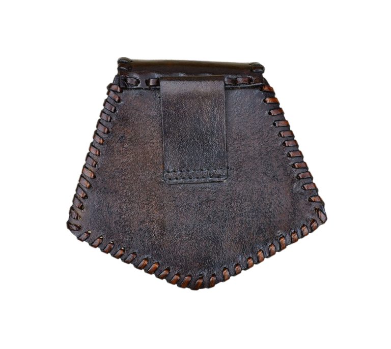 Celtic Leather Belt Pouch