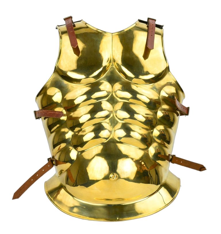 Greek Muscle Armor - Brass