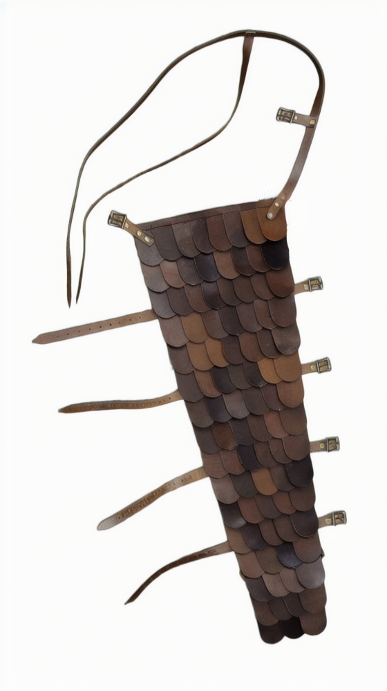 Gladiator Scaled Arm Guard (Leather)