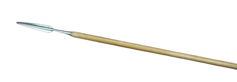 Greek Dory Spear  Steel Head and Brass Sauroter Cap