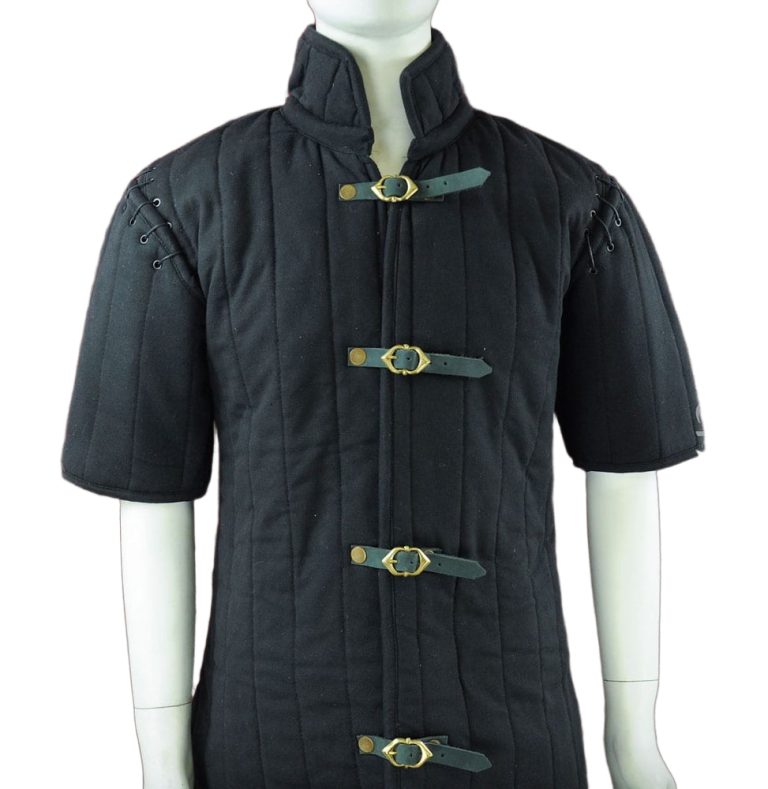 Modifiable Gambeson with Optional Half-Sleeves - Black