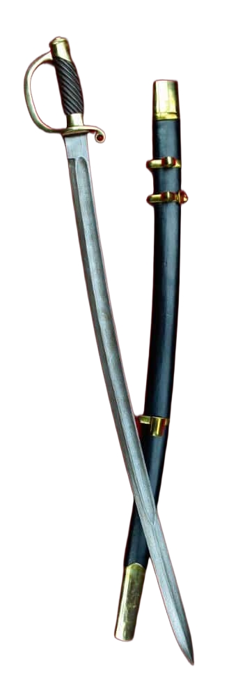 Russian Imperial Dragoon Saber with Damascus Blade