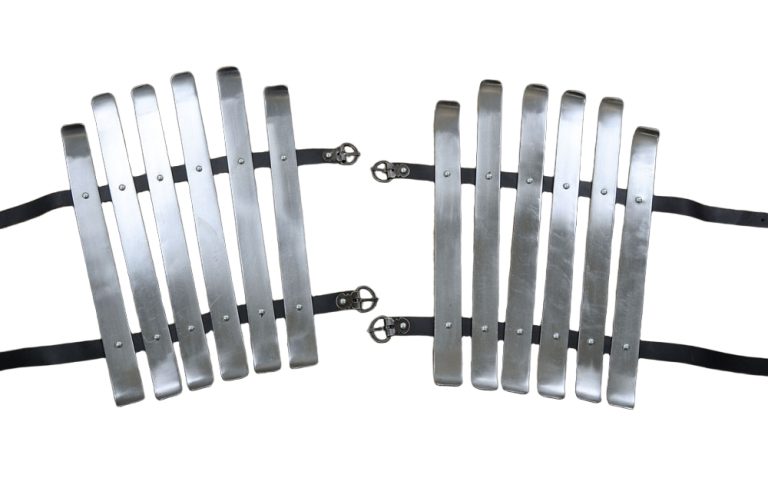 Splinted Greaves - 16 Gauge
