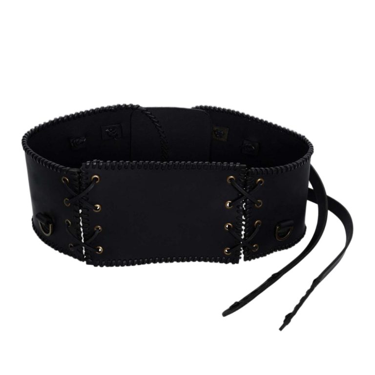 Warrior Broad Waist Belt in Black