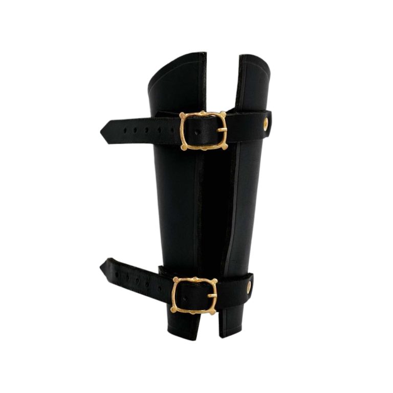 Medieval Leather Bracer for Right-Hand Archers