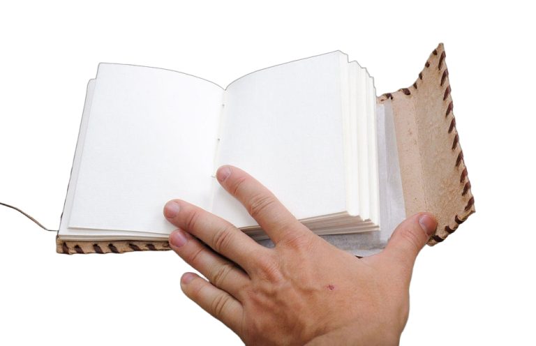 Leather-Bound Medieval Diary