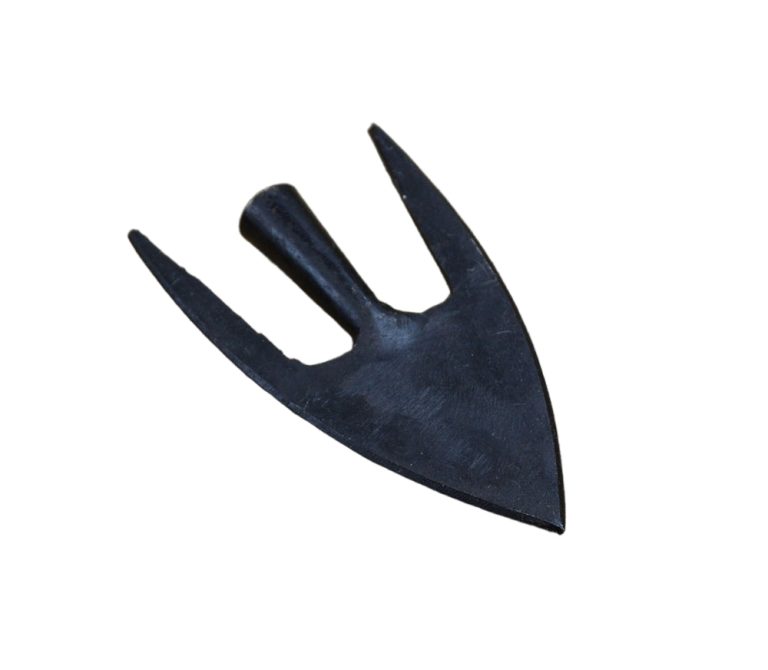 Large Curved Broadhead Arrowhead
