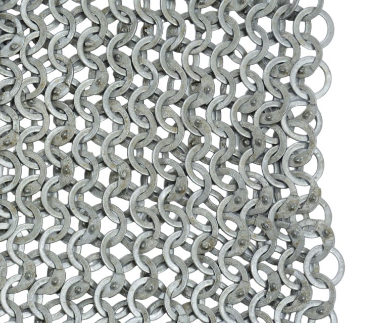 Chainmail Voiders  Alternating Mild Steel Wedge Riveted Flat Rings and Solid Flat Rings