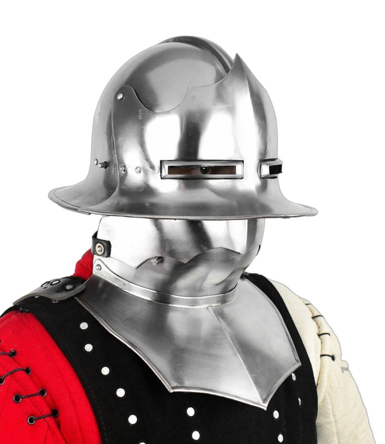 German / Swiss Visored Kettle-Sallet Helm