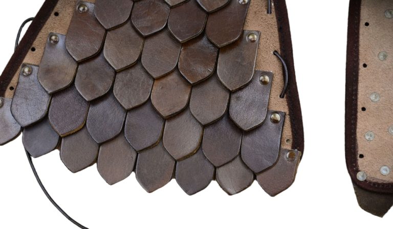 Leather Scale Bracers
