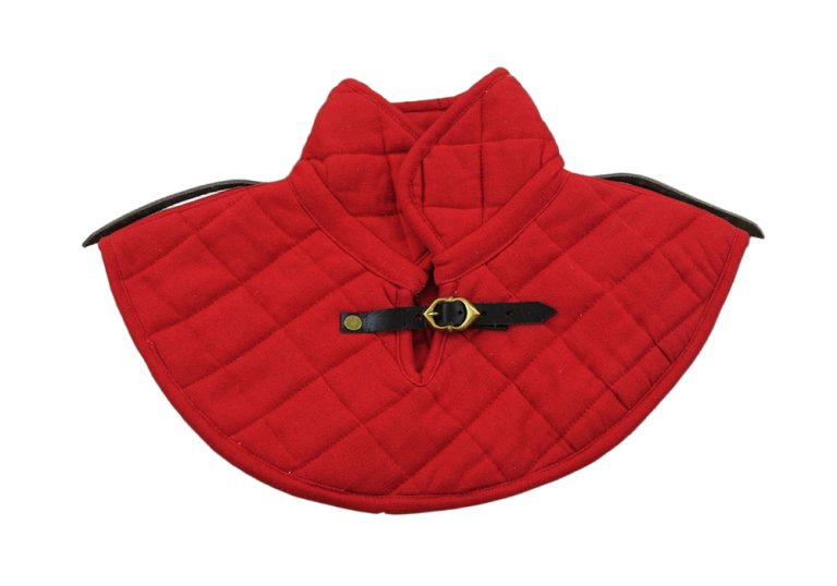 Padded Gambeson Collar - Red