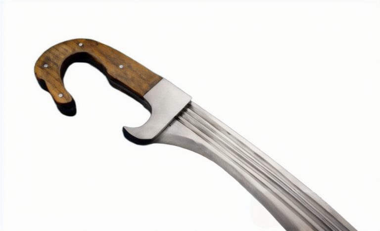 Iberian Falcata with Wood Grip