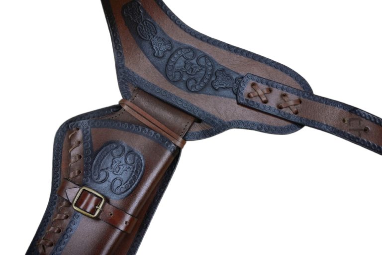 Western Single Holster Gun Belt