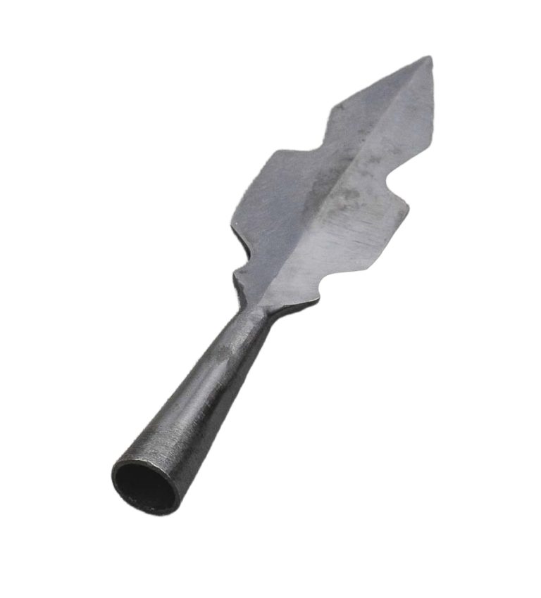 Blackened Wide Serrated Arrowhead