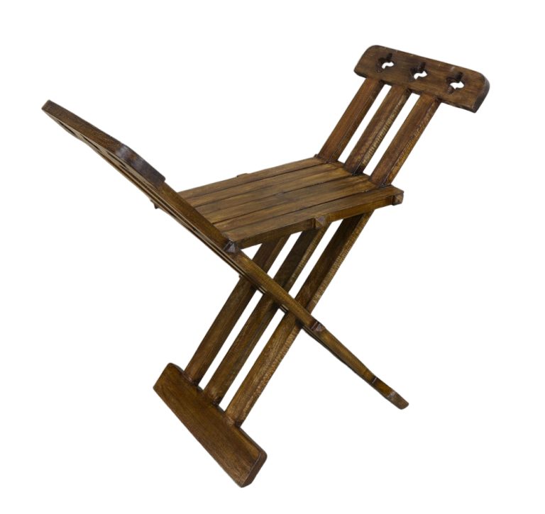 Medieval Quatrefoil Folding Chair