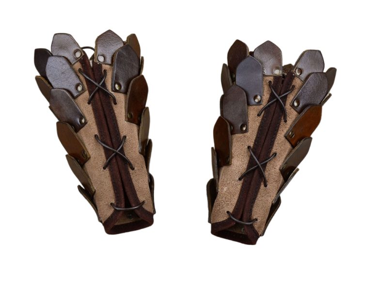 Leather Scale Bracers