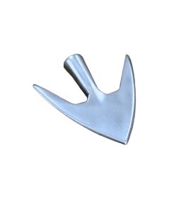 This socketed Wide Barbed arrowhead is crafted from high carbon steel and is unsharpened.
This is a handcrafted item and the diameter of the open socket can vary – we highly recommend that you purchase these arrowheads first and then measure each one individually before determining what size of shaft you will need to fit them.