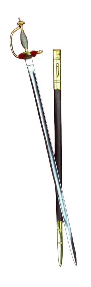 1796 Pattern British Infantry Sword with silver grip