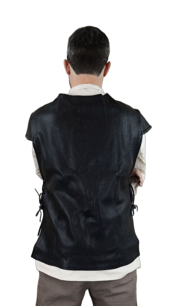 Black Leather Jerkin