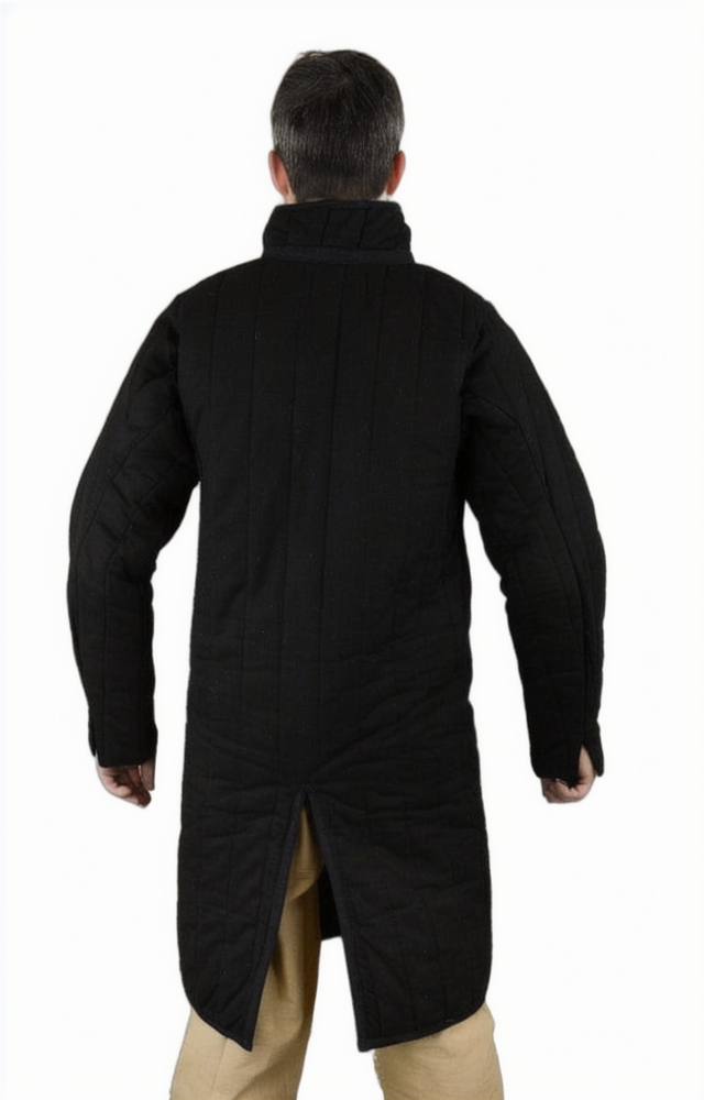 Front-Buckled Gambeson - Black