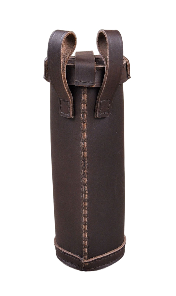 Leather Bottle Holder - Dark Brown