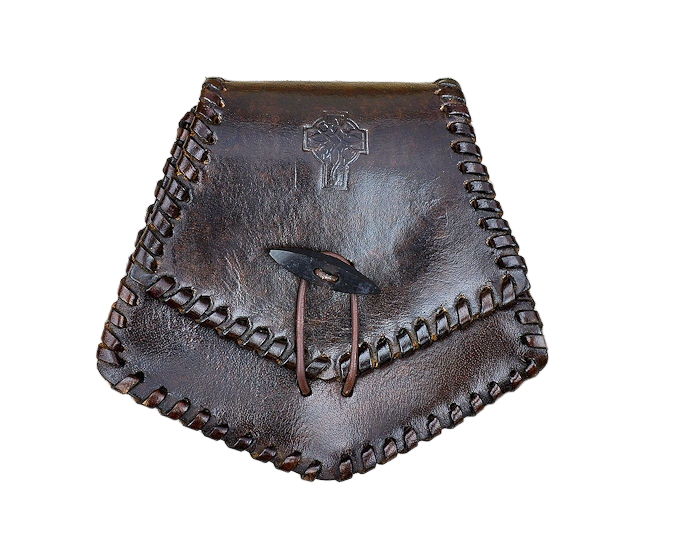 Celtic Leather Belt Pouch