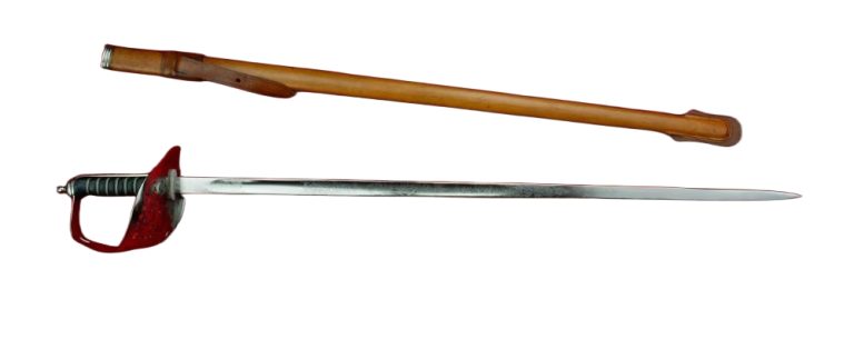 British 1897 Infantry Officer's Saber with Scabbard