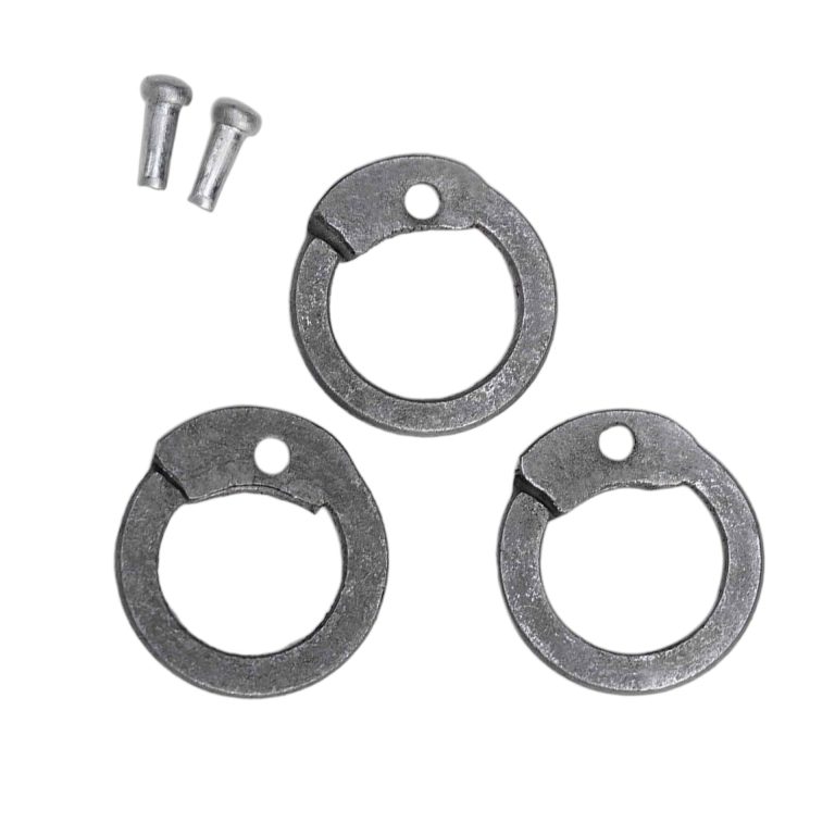 1 kg Mild Steel Dome Riveted Chainmail Rings