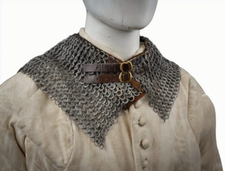 Chainmail Standard  Bishops Mantle  Wedge Riveted  Mild Steel Flat Rings alternating with Solid Flat Rings