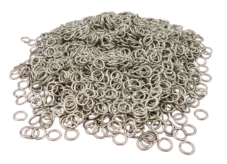 1 kgs Loose Chainmail Rings  Stainless Steel Round Rings 16 Gauge / 9mm  Butted  Close Out