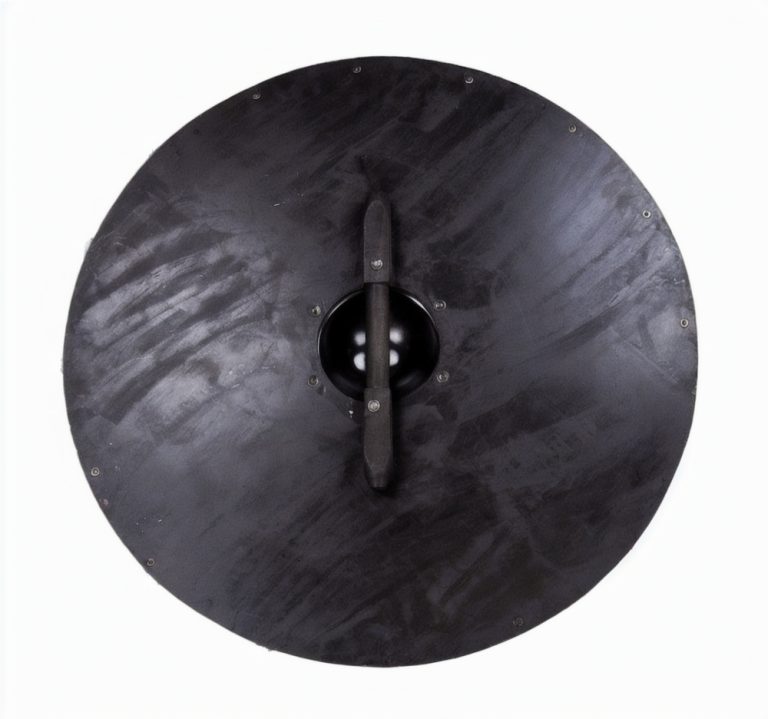 Large Painted Dark Ages Viking Shield