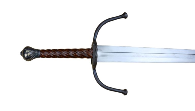 German Longsword with Twisted Wood Grip