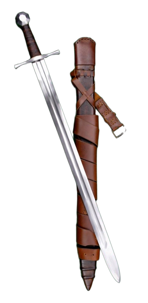 12th Century Crusader Sword with Scabbard