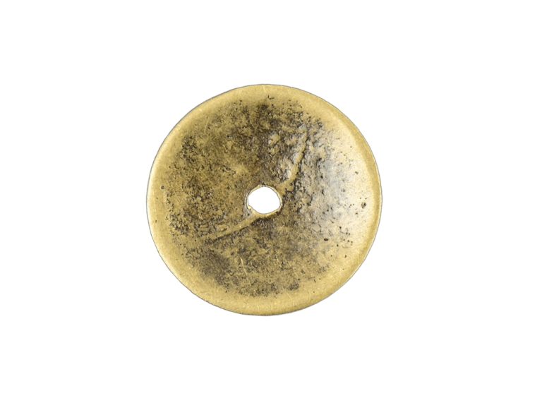 Brass Laurel-Leaf Medallions - Set of 10