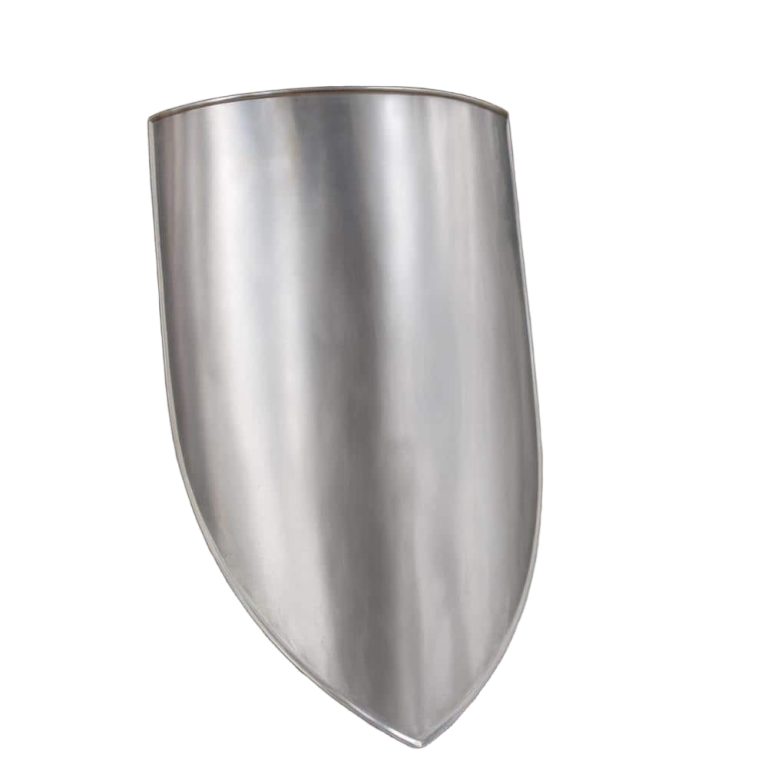 Medieval Steel Heater Shield Blank - 18 Gauge Steel