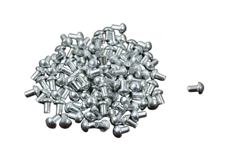 Mushroom Head Rivets for Armor - 10 mm - Set of 100