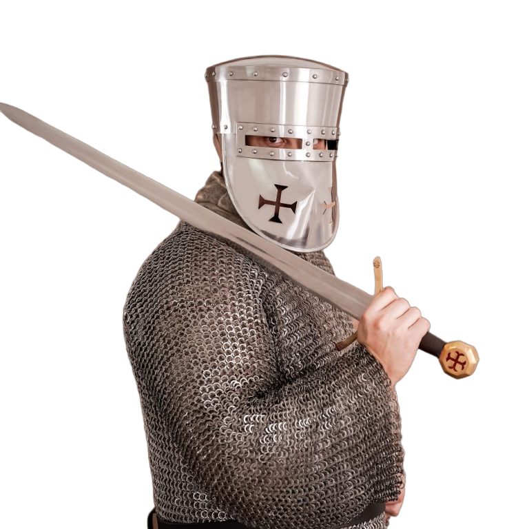 Crusaders Helm  14 Gauge Steel