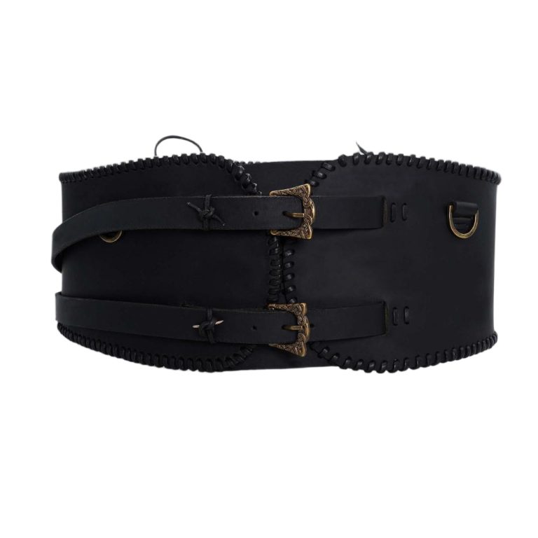 Warrior Broad Waist Belt in Black