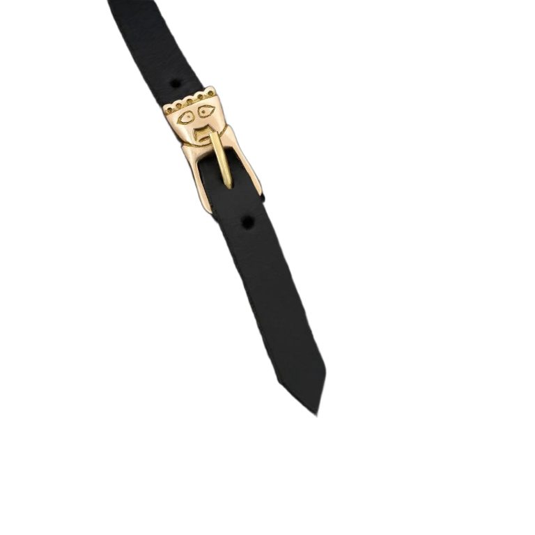 Brass Saxon King Buckle