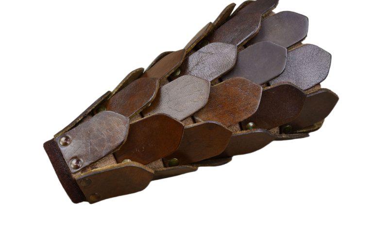 Leather Scale Bracers