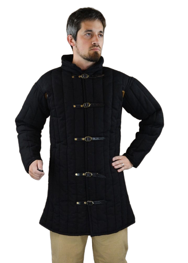 Medieval Light Gambeson - Black
