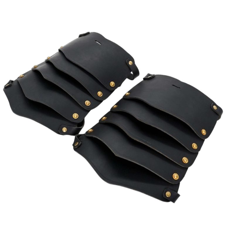 Viking Leather Pauldrons