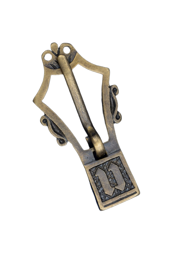 Brass Gothic Medieval Belt Buckle