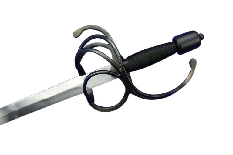 Blackened Swept Hilt Rapier