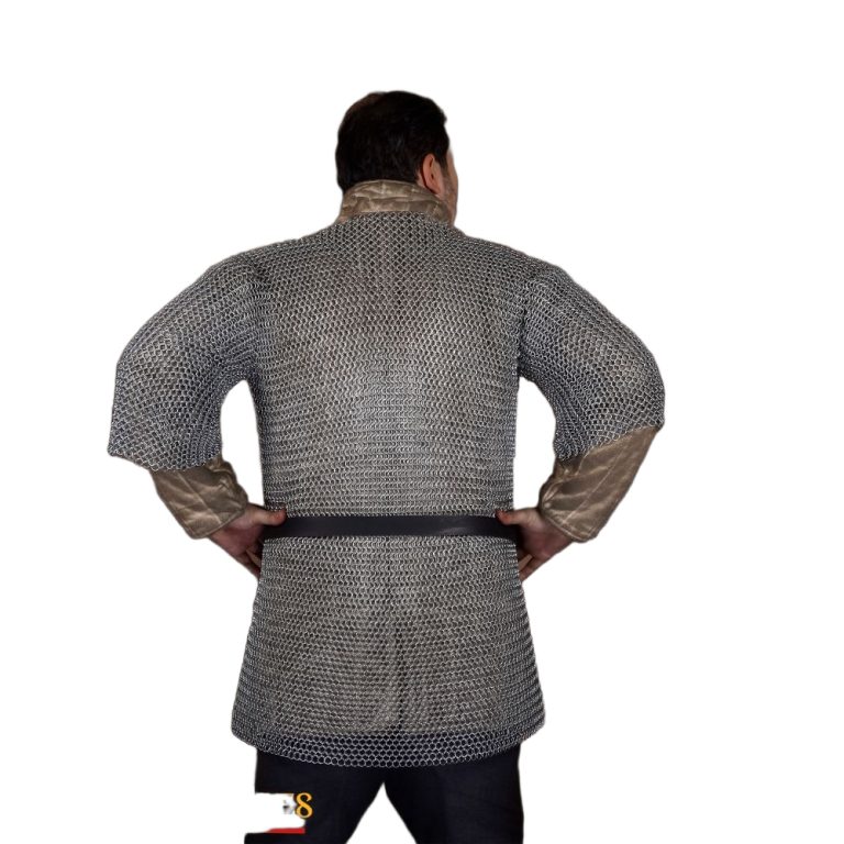 Chainmail Haubergeon  Butted  Zinc Coated  Mild Steel