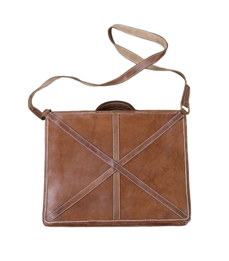 Roman Leather Pera Bag