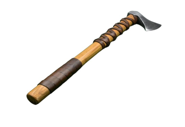 Viking Type G Axe with Etched Norse Design