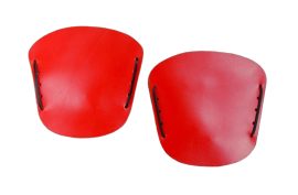 These basic leather bracers are crafted from thick, quality 7-8 oz leather; they are bound to the arms with a thick leather lacing cord and can be adjusted to fit a wide variety of forearm sizes.