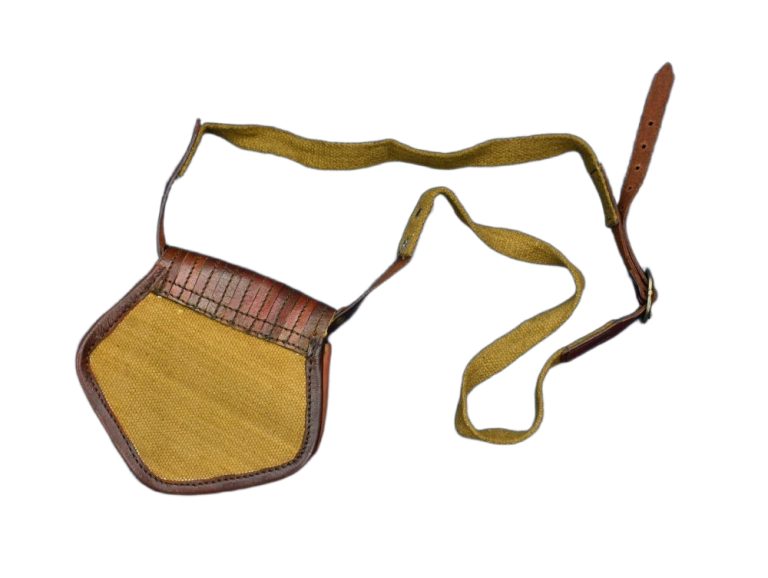 Adventurer Leather and Canvas Shoulder Pouch